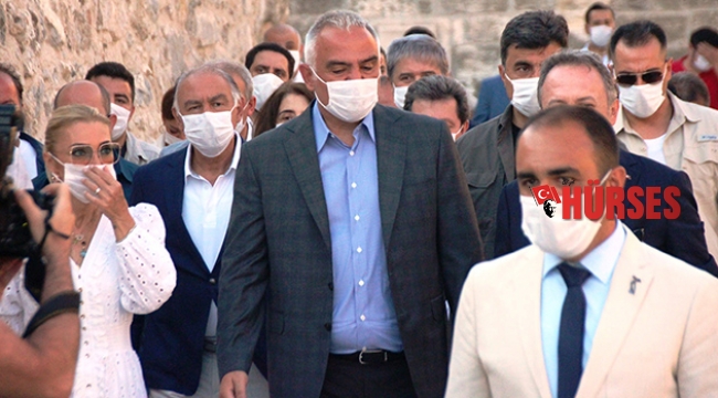 Bakan Ersoy, Bodrum Kalesi'nin açılışını yaptı