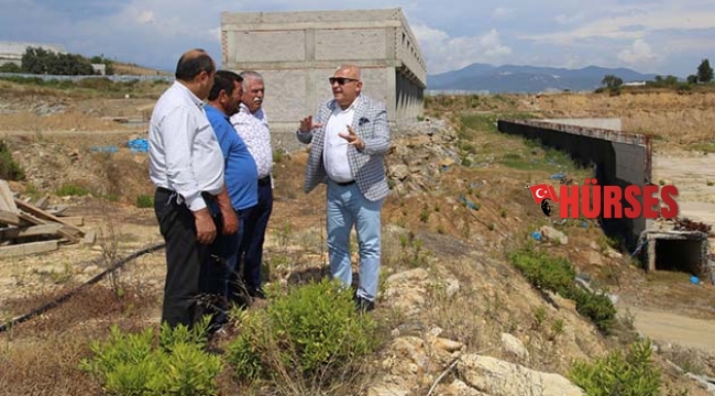 Başkan Şahin toptancı hal inşaatında