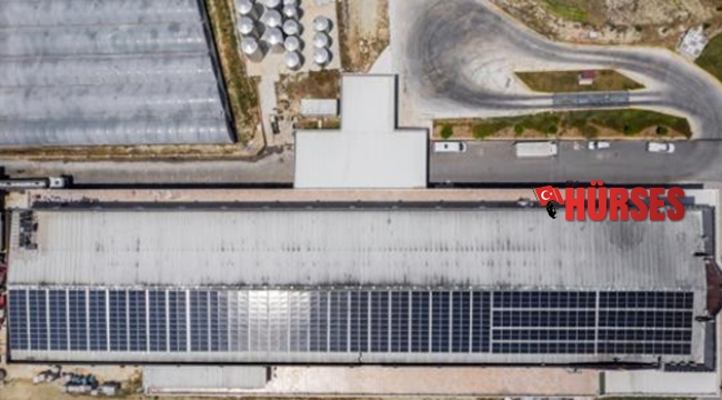 Dev fabrika, enerjisini güneşten alıyor
