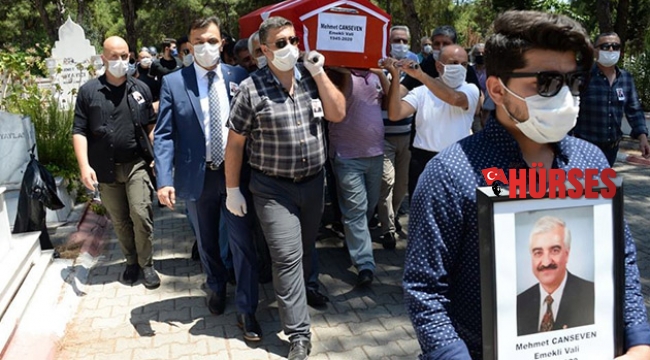 Emekli vali  Canseven son yolculuğuna uğurlandı