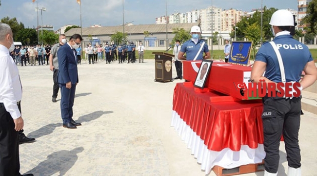 Hayatını kaybeden polis için tören düzenlendi