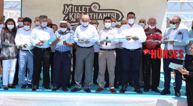 Kepez’in Millet Kıraathanesi açıldı