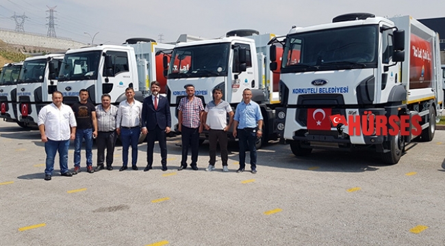 Korkuteli Belediyesi'ne 5 yeni araç