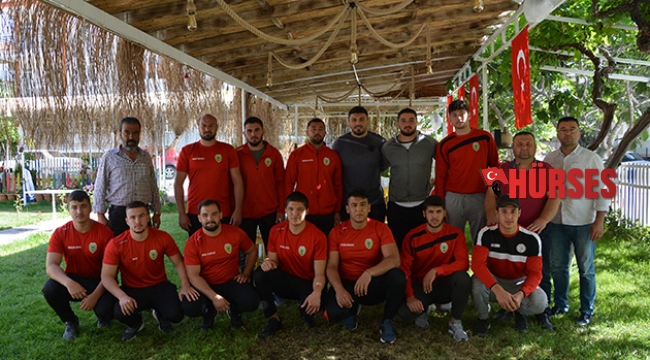 Korkutelili pehlivanlar antrenmanlarını bırakmadı