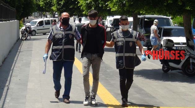 Motosiklet hırsızı çaldığı motosikletle yakalandı