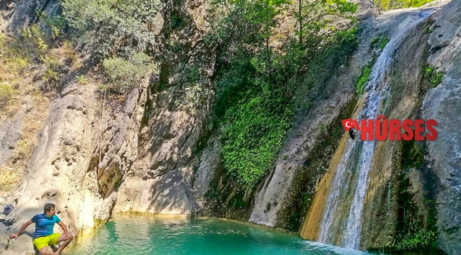 Saklı güzellik 'Gelin Şelalesi'
