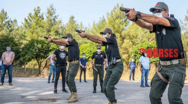 40 derece sıcakta, maskeyle hedefi 12'den vuruyorlar