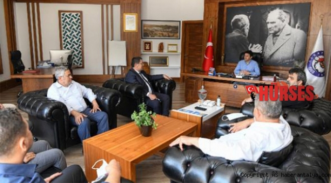 AESOB Başkanı Dere'den Başkan Kocakaya'ya teşekkür ziyareti