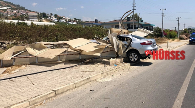 Alanya’da feci kaza: 1’i ağır 4 yaralı