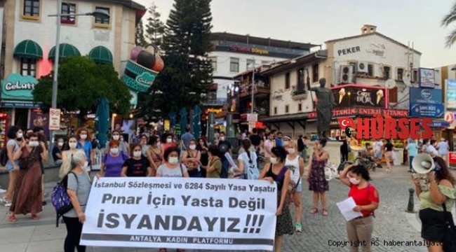 Antalya'da kadınlar isyan etti !