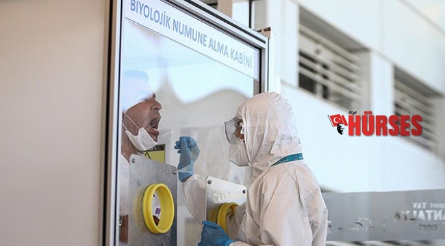 Antalya Havalimanında 9 bin test yapıldı