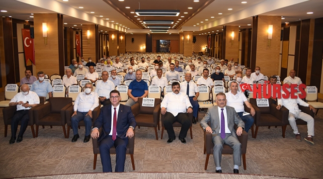 Antalya Valisi Yazıcı, AESOB'da 75 oda başkanıyla bir araya geldi