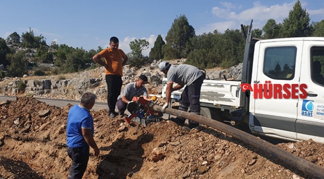 ASAT’ın tamir ve kanalizasyon hattı çalışmaları