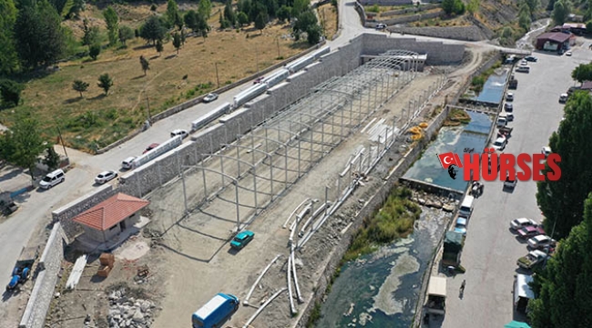 Gömbe panayır alanı çalışması devam ediyor