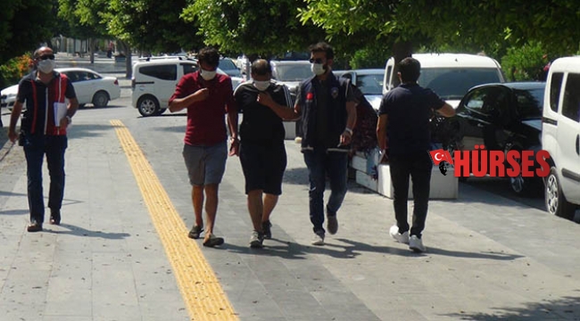 İnşaatın klima borularını çaldılar, kaçamadılar