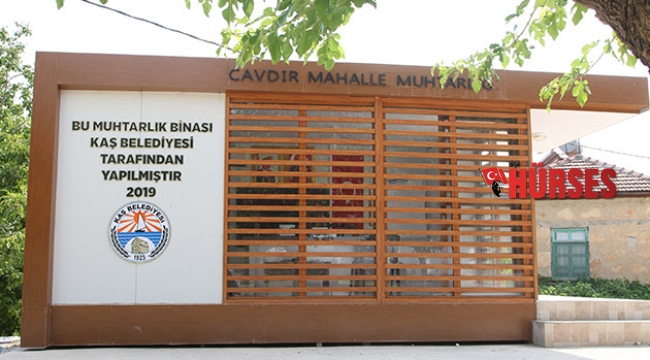 Kaş Belediyesi'nden Muhtarlık Ofisleri