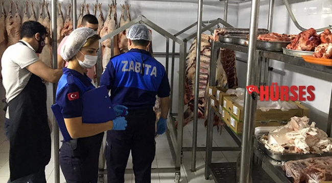 Kemer’de bayram öncesi kasaplar ve fırınlar denetlendi