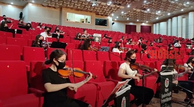 Kepez'in senfoni orkestrası TRT ekranlarına konuk oldu