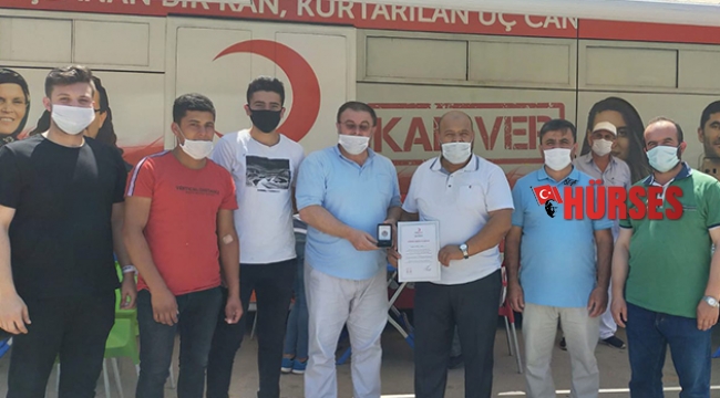 KORİMDER’den kan bağına destek