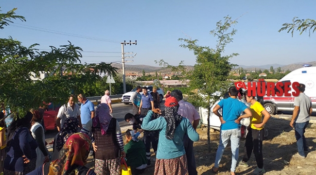 Korkuteli Fethiye Çevre yolunda kaza: 2 yaralı