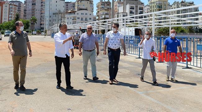 Muratpaşa'da bayram hazırlıkları tamamlandı