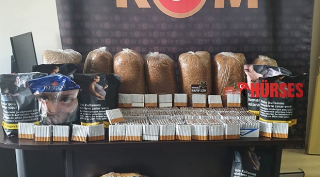 Polisten kaçak tütün baskını
