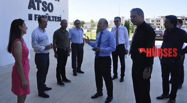 Rektör Ünal Manavgat'ta incelemelerde bulundu
