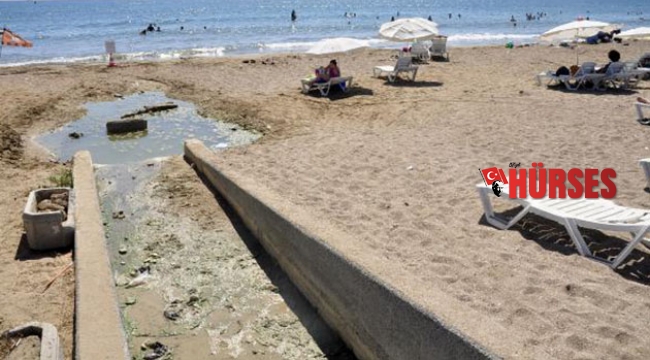 Side'de plajda kirlilik ve koku rahatsızlığı