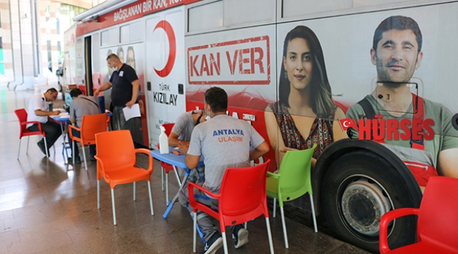 Terminalde kan bağışı kampanyası düzenlendi