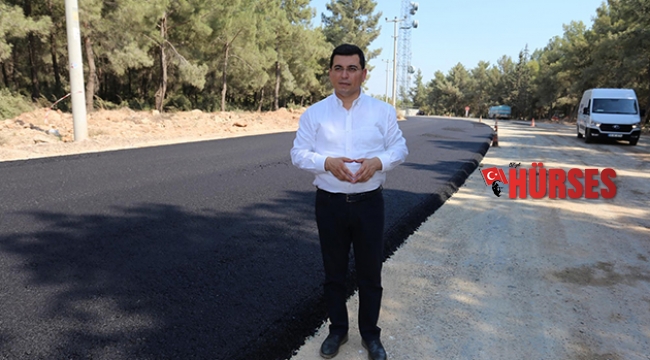 Tütüncü, Duacı’daki yol çalışmasını inceledi