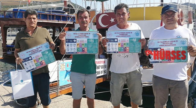 Yatçılar tedbiri elden bırakmıyor
