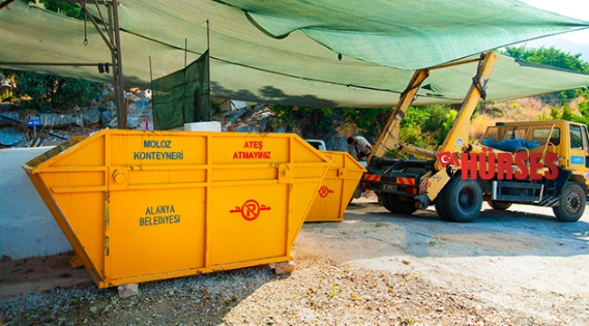Alanya Belediyesi, Kurban Bayramı'nda 3 bin 528 ton atık topladı