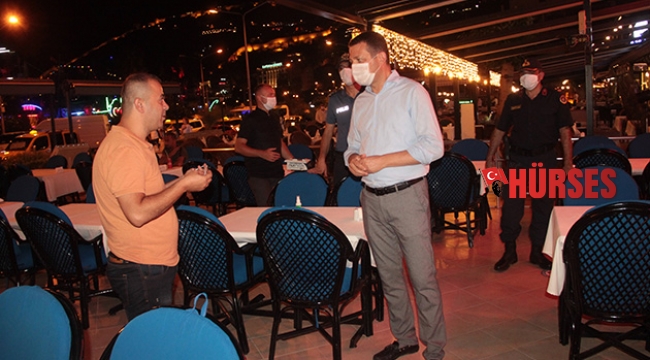 Alanya’da korona virüs denetimi aralıksız sürüyor