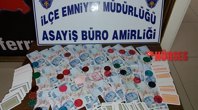 Alanya'da polisten kıraathaneye kumar baskını