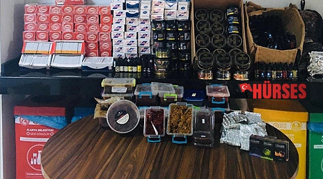 Antalya’da polisten sahte içki ve tütün operasyonları
