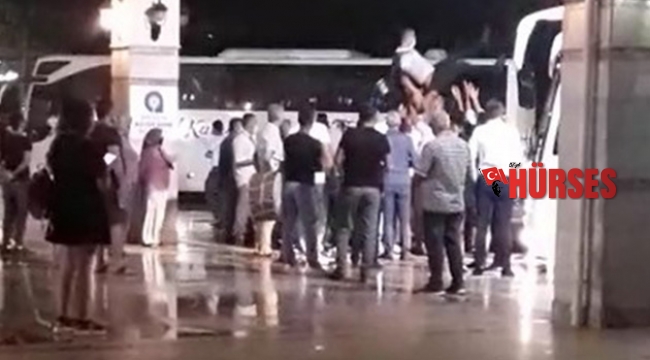 Asker uğurlamasında sosyal mesafe hiçe sayıldı