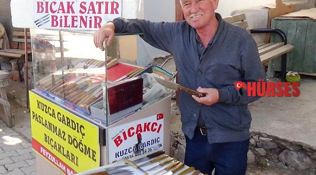 Atalarından kalma 'Gardıç' bıçağı üretimi yapıyorlar
