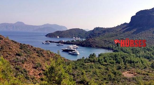 Avrupalı zenginlerin mega yatlarıyla adresi Güney Ege koyları