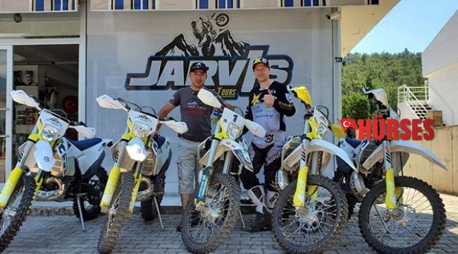 İngiliz motosikletçi Jarvis'ten Kemer tanıtımı