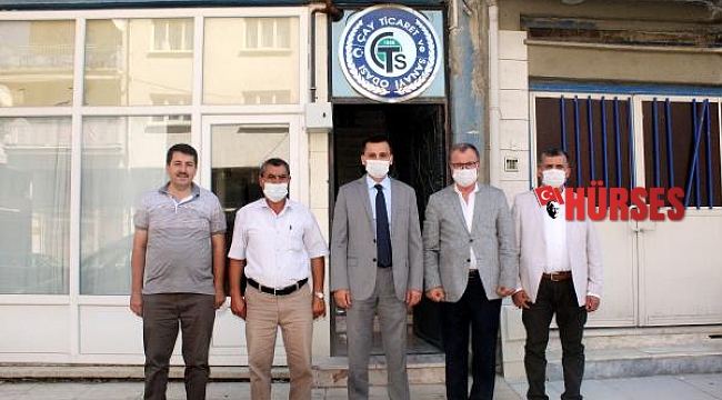 Kaymakamdan Çay TSO'a ziyaret