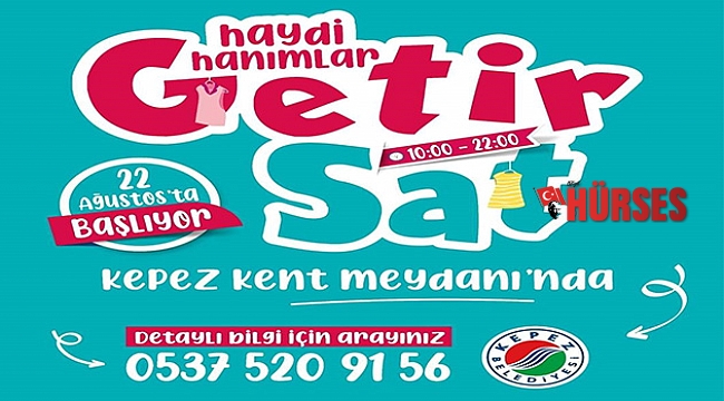 Kepez’de kadınlara ikinci el eşyalarını satma fırsatı