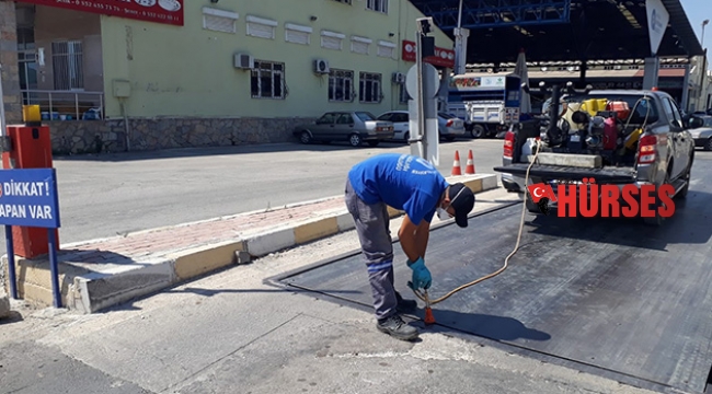 Kumluca ve Beykent Toptancı Halinde ilaçlama