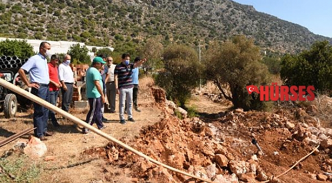 Mahallelerin sulama suyu sorunu çözülüyor