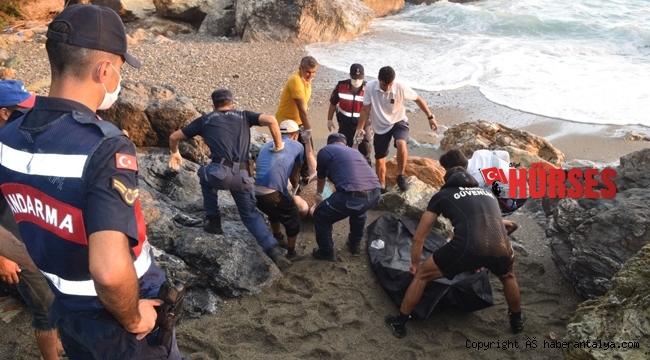 Mersin'de denize girdi, Antalya'dan cesedi çıktı !
