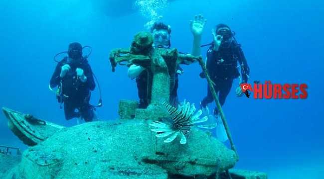 Milletvekili Uslu Kaş'ta dalış yaptı