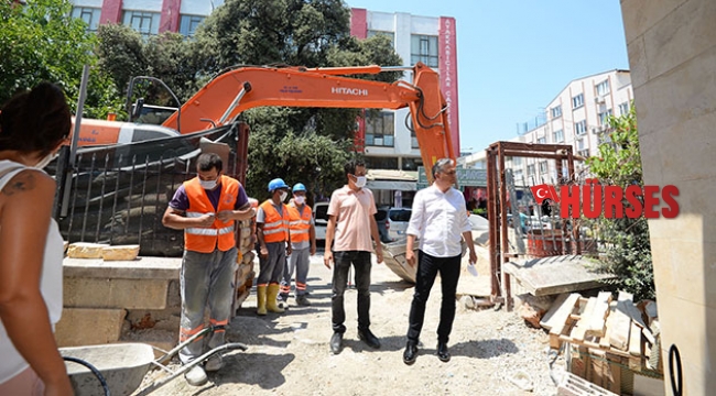 Muratpaşa Cami müştemilatında son aşamaya geldi