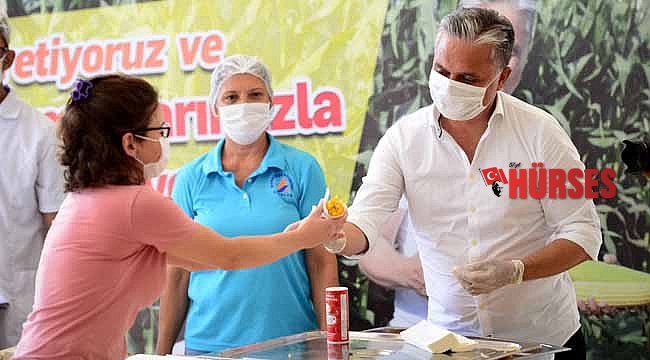 Muratpaşa'da mısırlar menüye eklendi