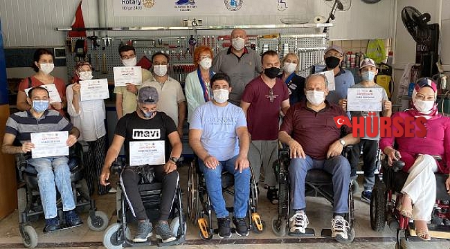 Olimpos Rotary'den engellilere anlamlı destek