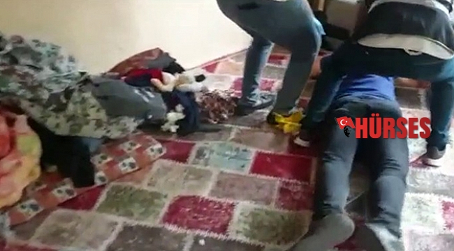Polisten adrese şok baskın