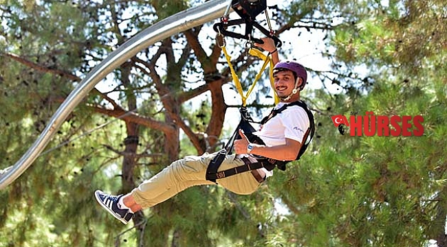 Türkiye’nin en uzun zip coasterı Kepez’de